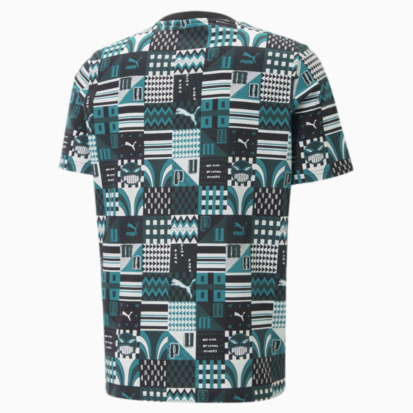 PUMA x DAVIDO Tee Men, Deep Aqua, large-ZAF