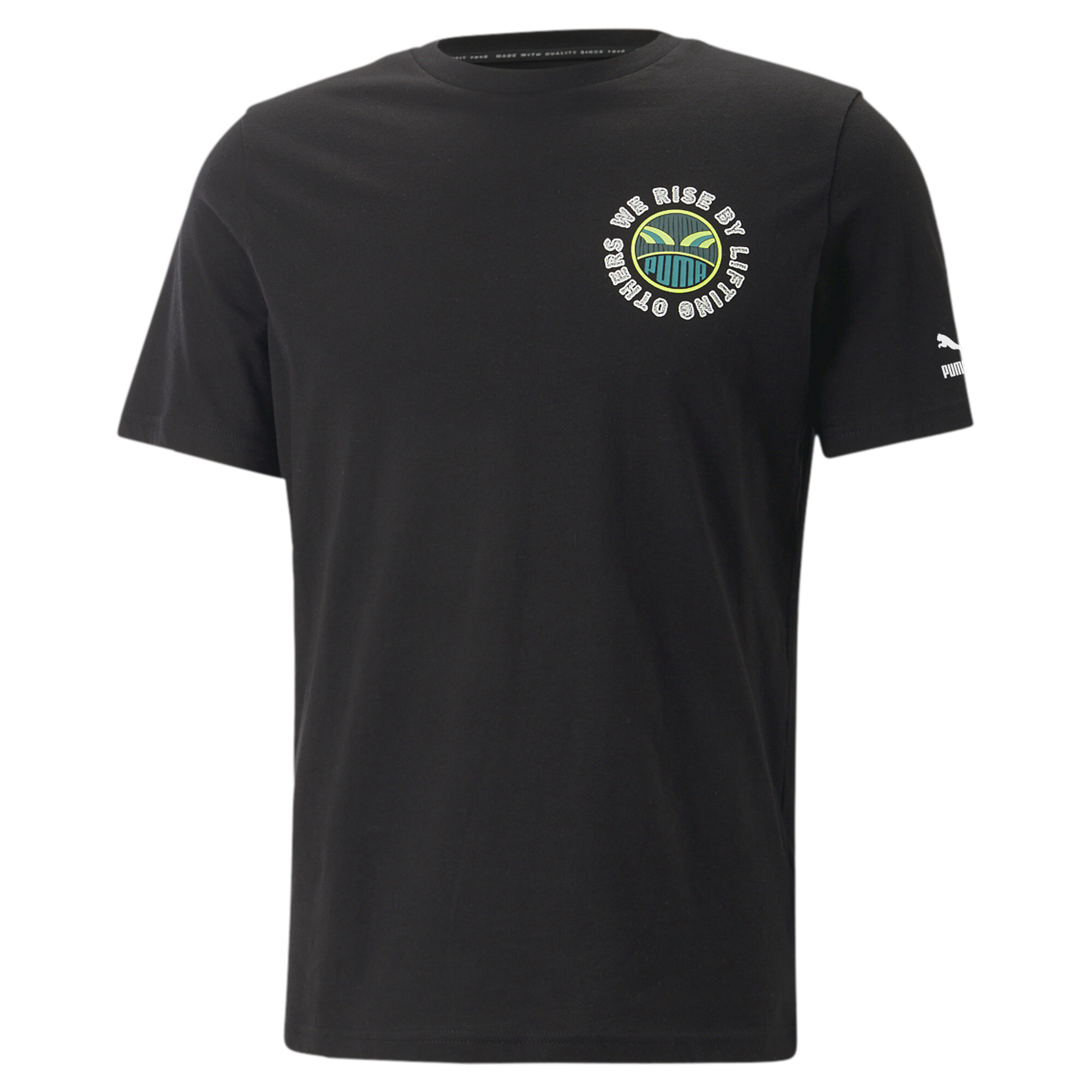 Men's Puma X DAVIDO Graphic T-Shirt, Black, Size L, Clothing