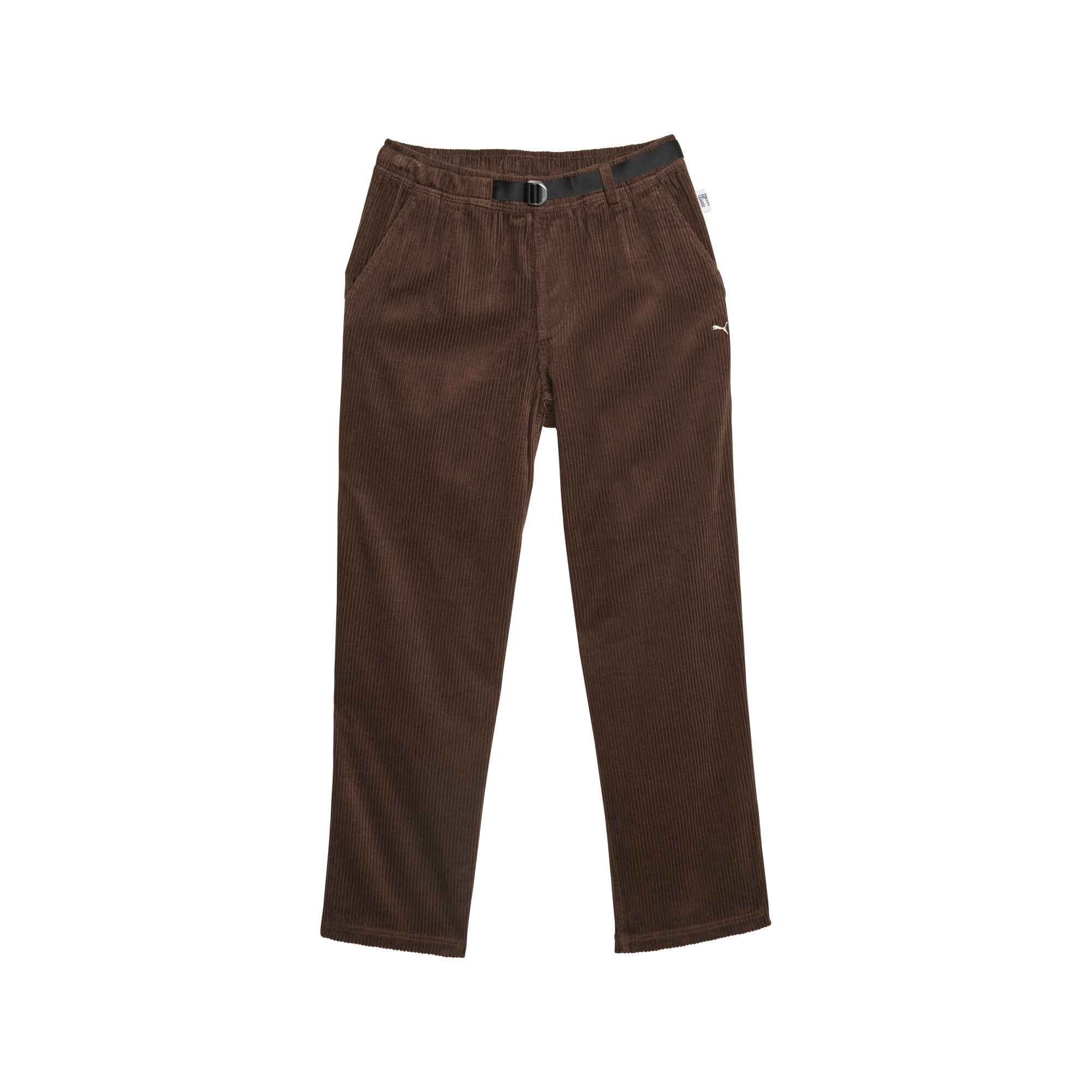 Men's PUMA MMQ Corduroy Pants In Brown, Size XL