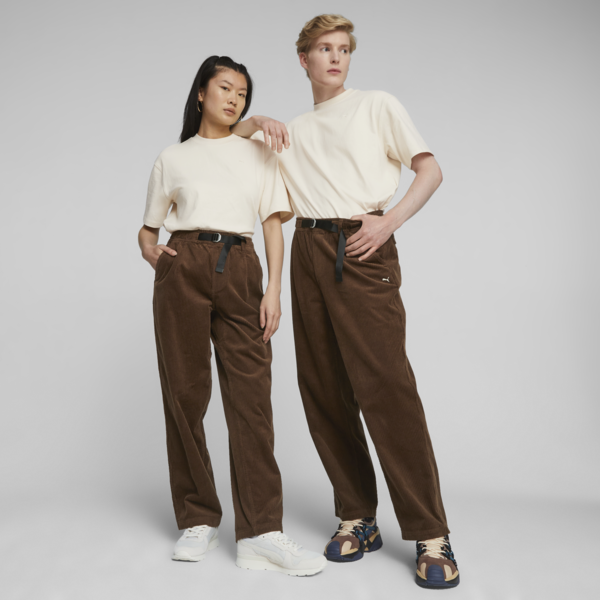 MMQ Corduroy Pants, Chestnut Brown, large-ZAF