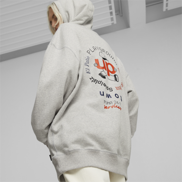 UPTOWN Hoodie, Light Gray Heather, large-ZAF