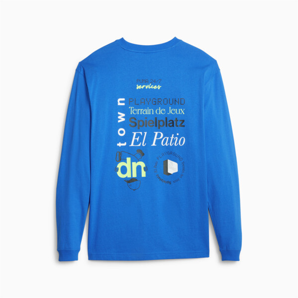 UPTOWN Long Sleeve Tee, Racing Blue, large-ZAF