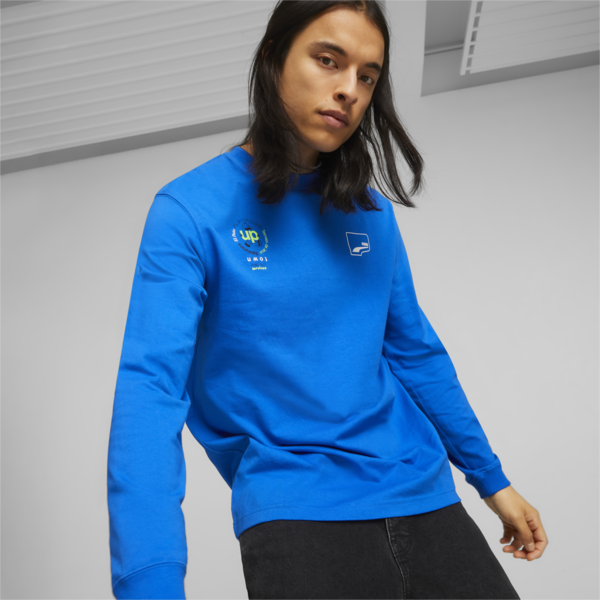 UPTOWN Long Sleeve Tee, Racing Blue, large-ZAF