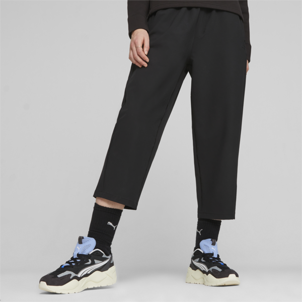 YONA Women's Pants, PUMA Black, large-ZAF