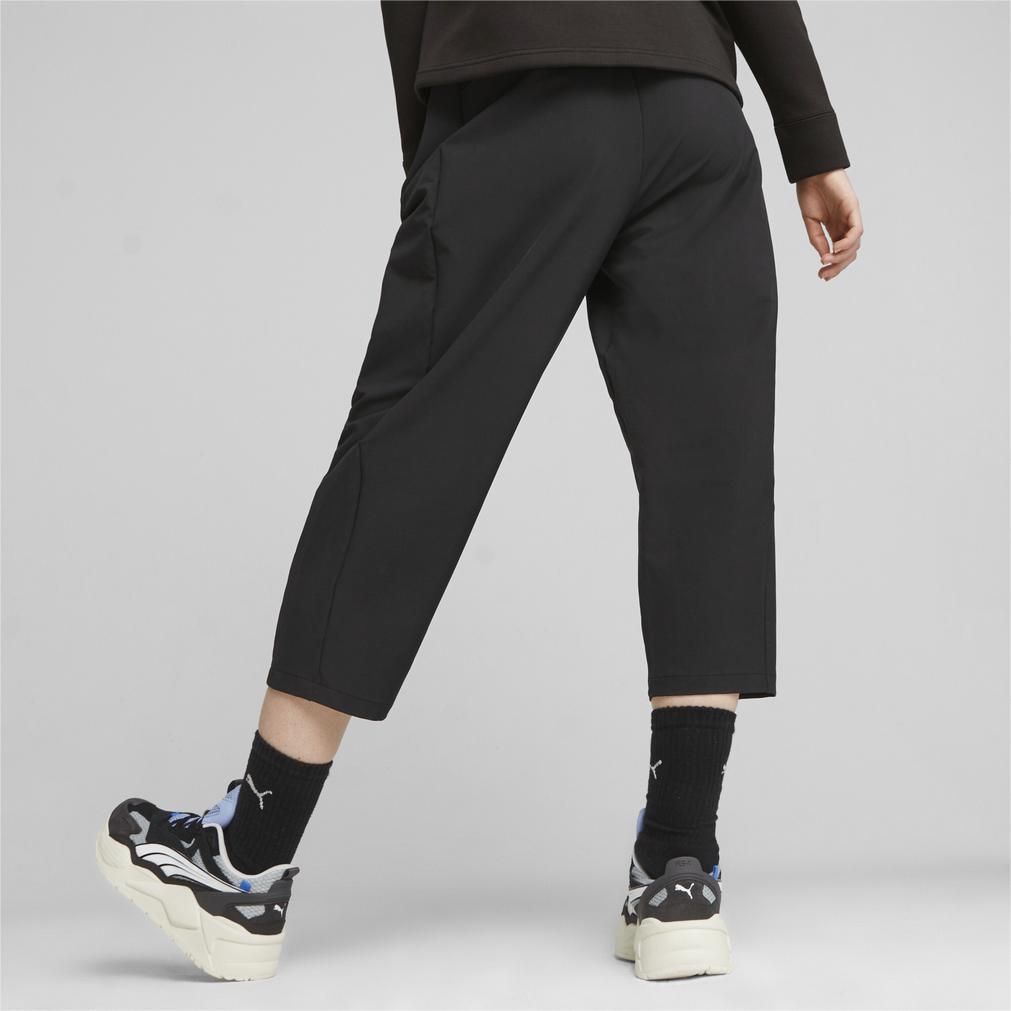 Women's PUMA YONA Pants In Black, Size Small