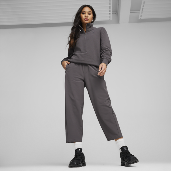 YONA Women's Pants, Shadow Gray, large-ZAF