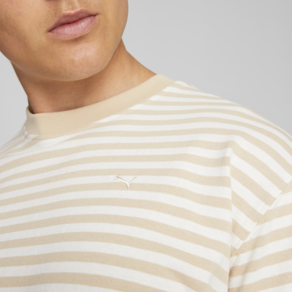 MMQ Service Line Tee, Granola, large-ZAF