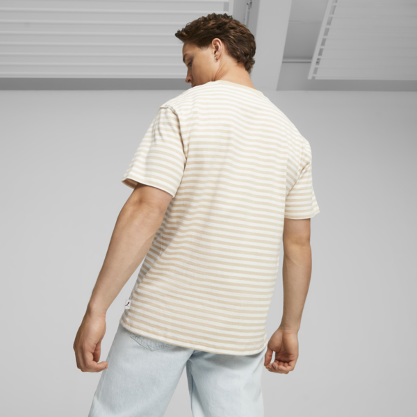 MMQ Service Line Tee, Granola, large-ZAF