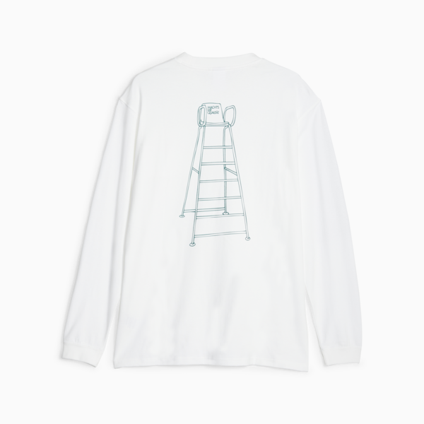 MMQ Service Line Long-Sleeve Tee, PUMA White, large-ZAF