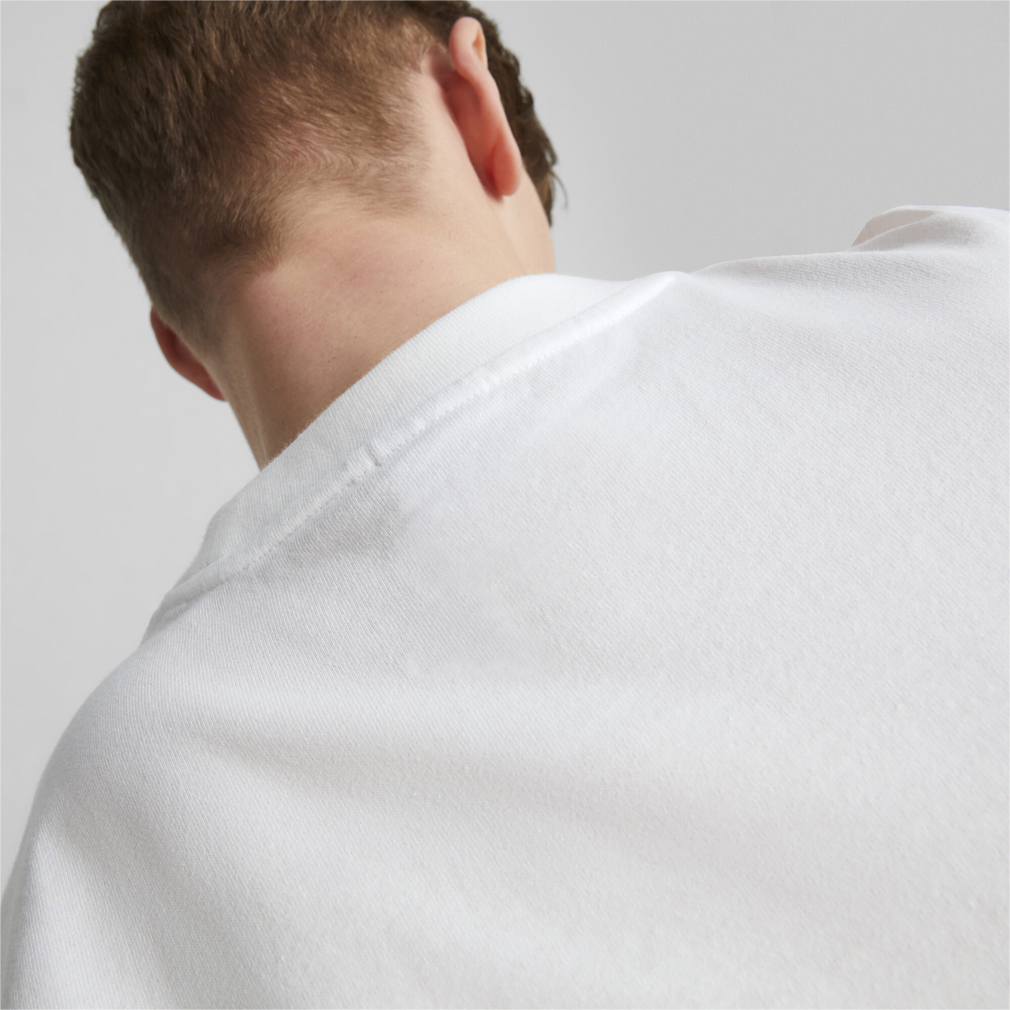 Men's PUMA The NeverWorn II T-Shirt In White, Size XL