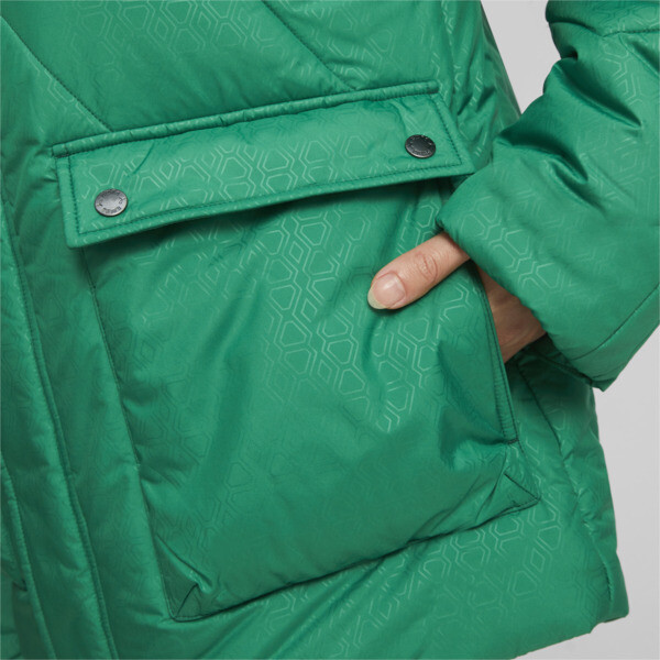 Puma green bomber jacket cheap