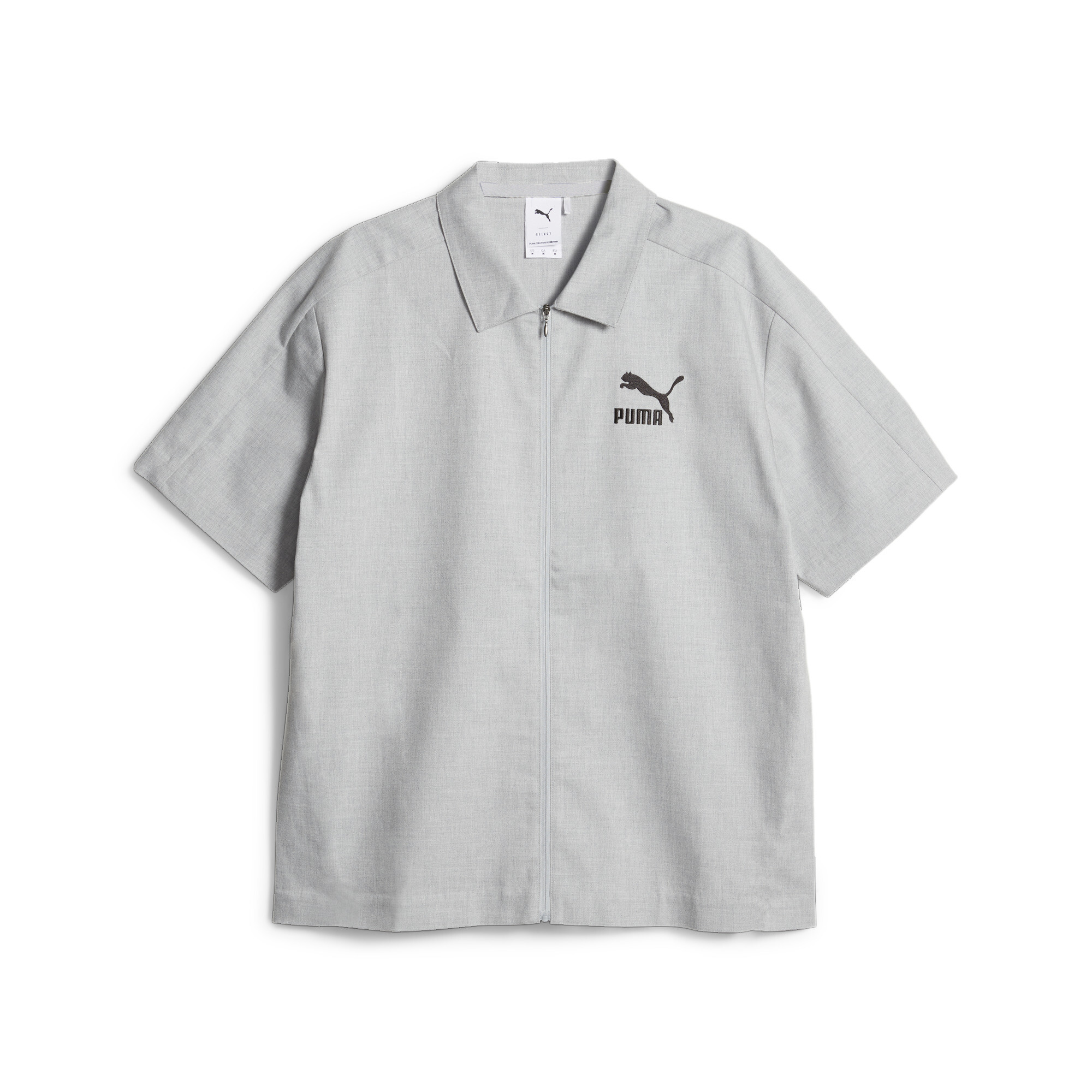 Men's PUMA LUXE SPORT T7 Shirt In Heather, Size XL