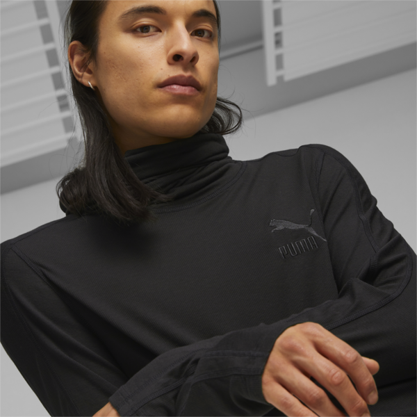LUXE SPORT T7 Long Sleeve Tee, PUMA Black, large-ZAF