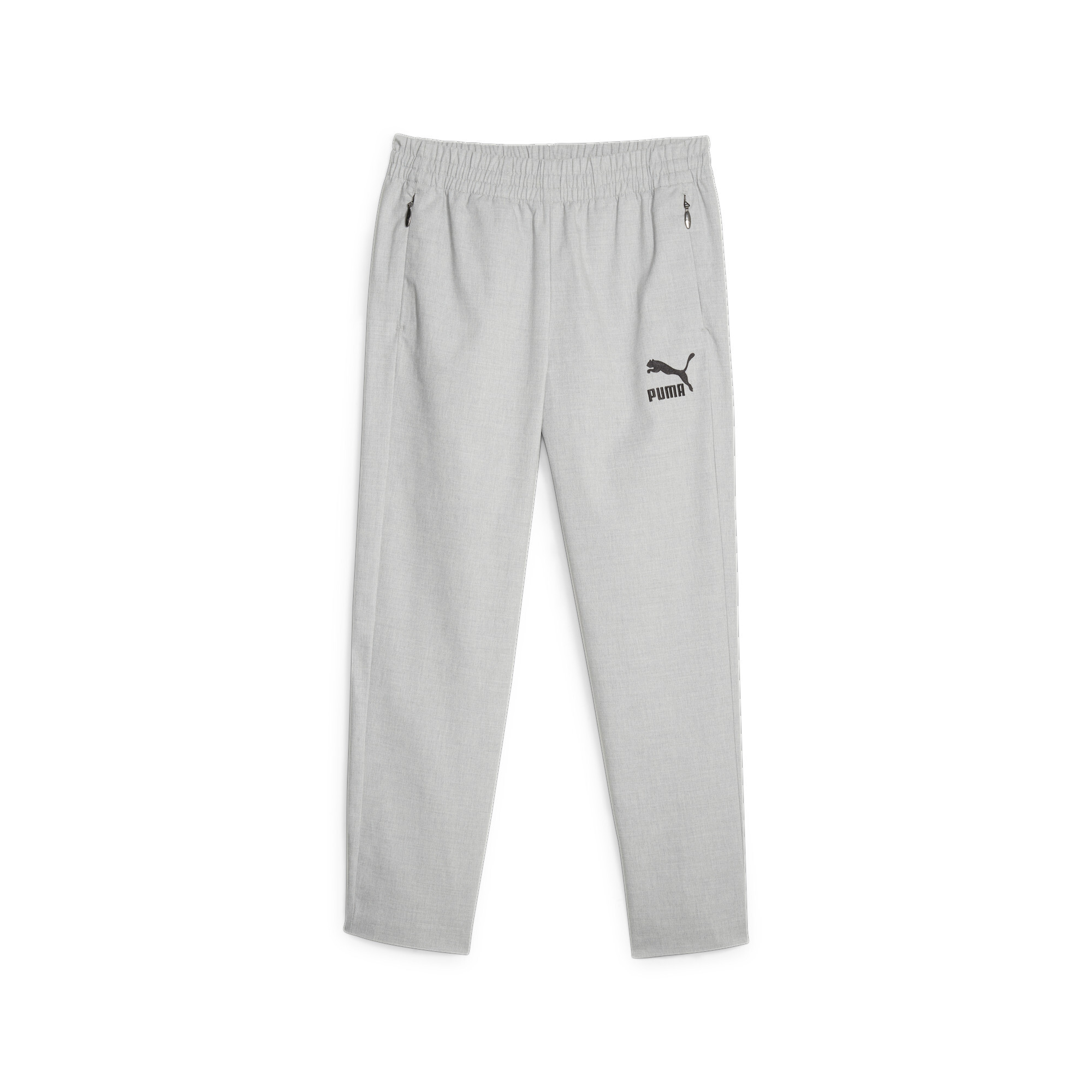 Men's PUMA LUXE SPORT T7 Pants In Heather, Size XS