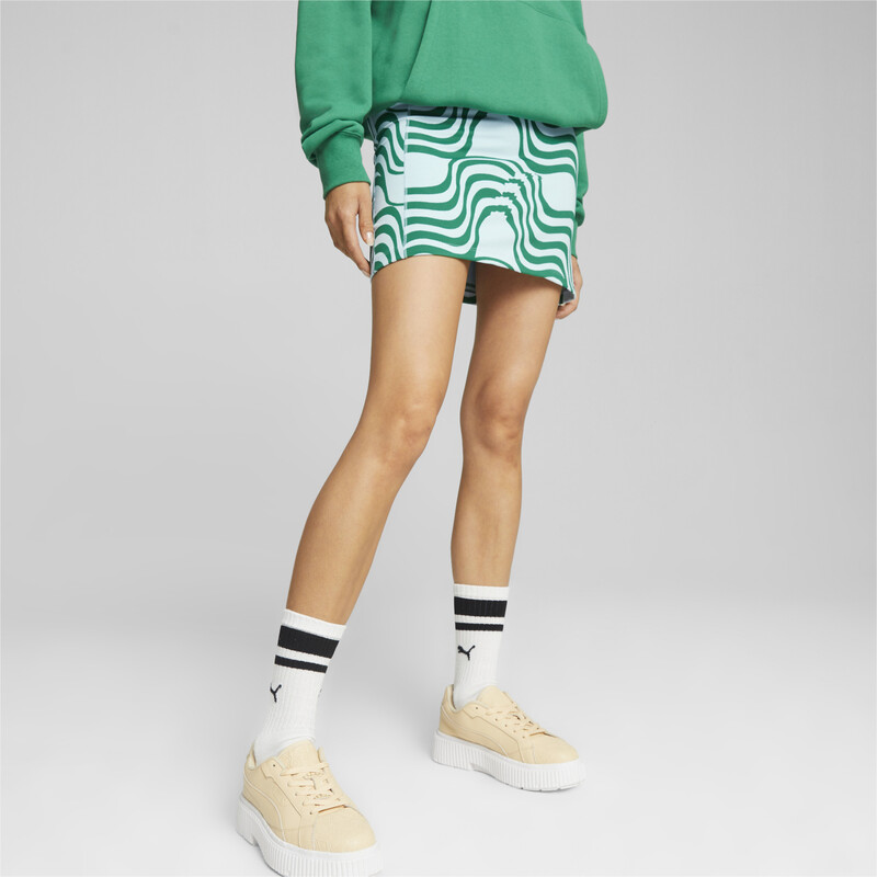 Women's PUMA WINTER RINK Skirt in Black/Blue size S