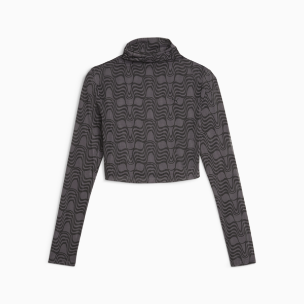WINTER RINK Women's Long Sleeve Tee, PUMA Black, large-ZAF