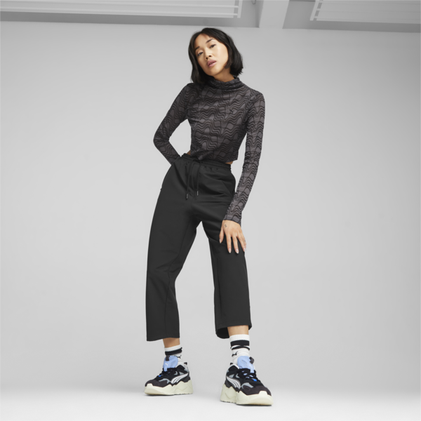 WINTER RINK Women's Long Sleeve Tee, PUMA Black, large-ZAF