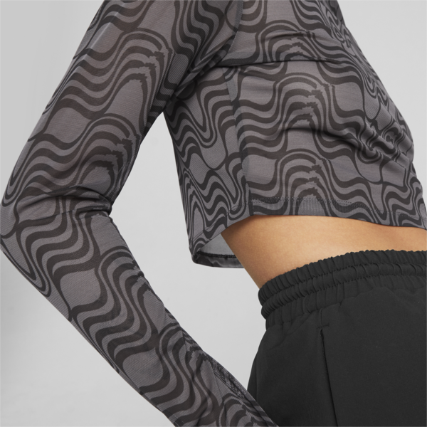 WINTER RINK Women's Long Sleeve Tee, PUMA Black, large-ZAF