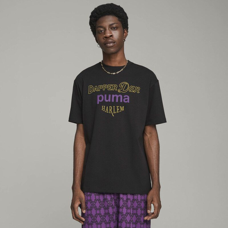 

Men's PUMA X DAPPER DAN Crew-Neck T-shirt, Black