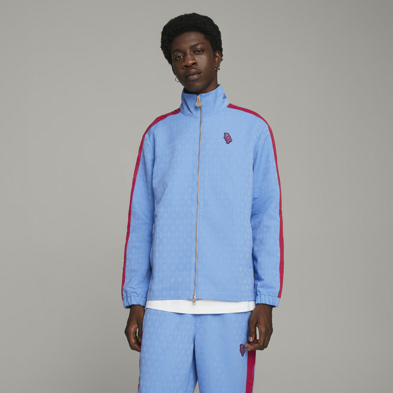 

Men's PUMA X DAPPER DAN T7 Jacket, Black/blue