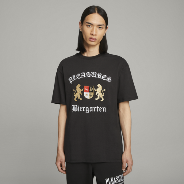 Remera PUMA x PLEASURES, PUMA Black, large-ARG