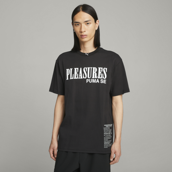 Remera PUMA x PLEASURES Typo, PUMA Black, large-ARG