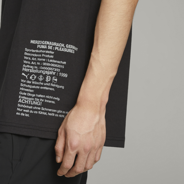 Remera PUMA x PLEASURES Typo, PUMA Black, large-ARG