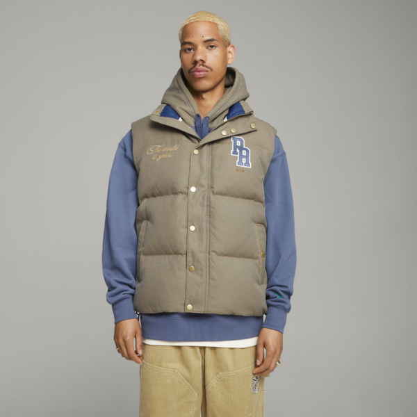 PUMA x RHUIGI Puffer Vest, Persian Blue, large-ZAF
