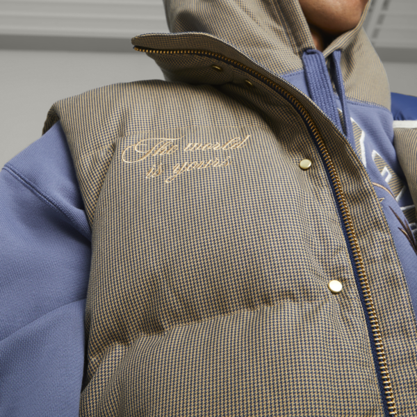 PUMA x RHUIGI Puffer Vest, Persian Blue, large-ZAF