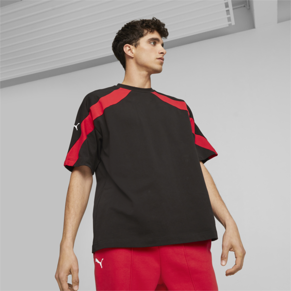 Scuderia Ferrari Race Statement Tee, PUMA Black, large-ZAF