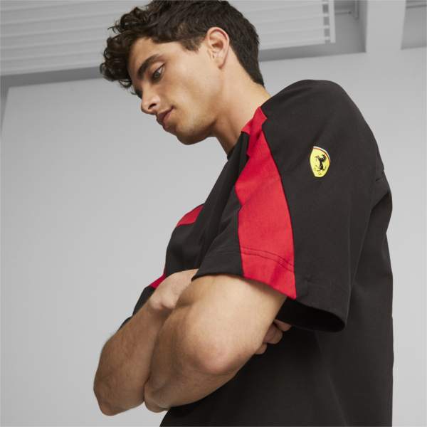 Scuderia Ferrari Race Statement Tee, PUMA Black, large-ZAF