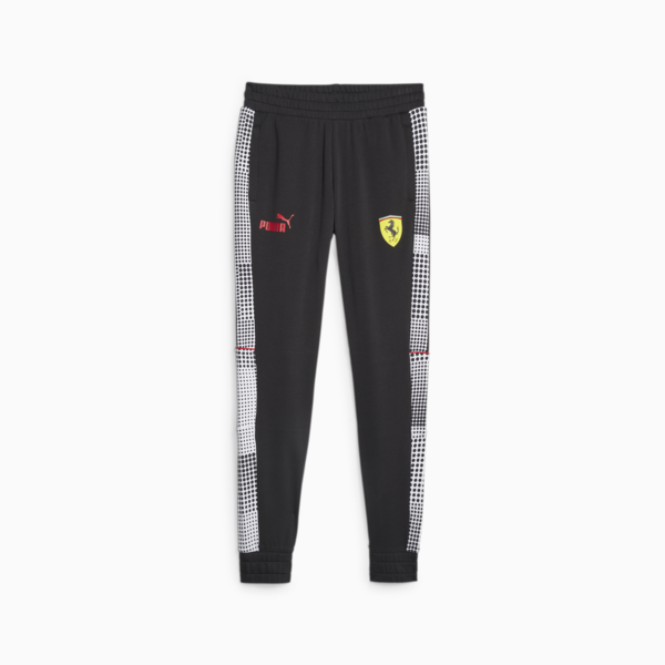 Scuderia Ferrari Race Camo SDS Men's Sweatpants, PUMA Black-AOP, large-ZAF