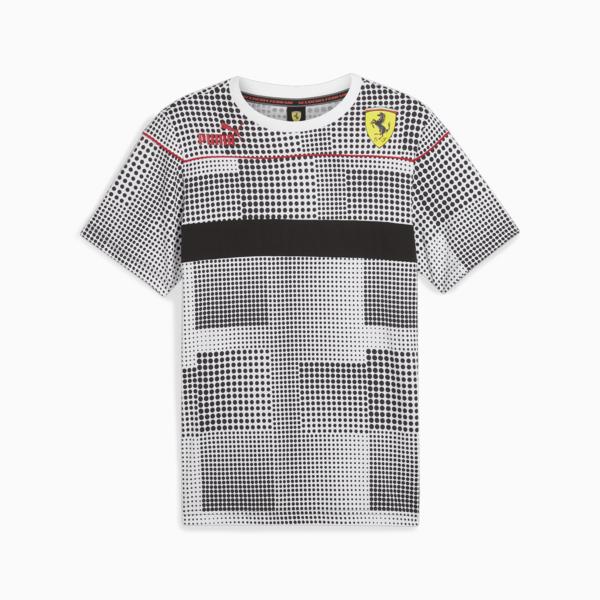 Scuderia Ferrari Race Camo SDS Men's Tee, PUMA Black-AOP, large-ZAF