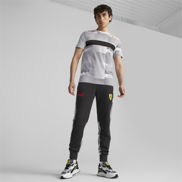 Scuderia Ferrari Race Camo SDS Men's Tee, PUMA Black-AOP, large-ZAF