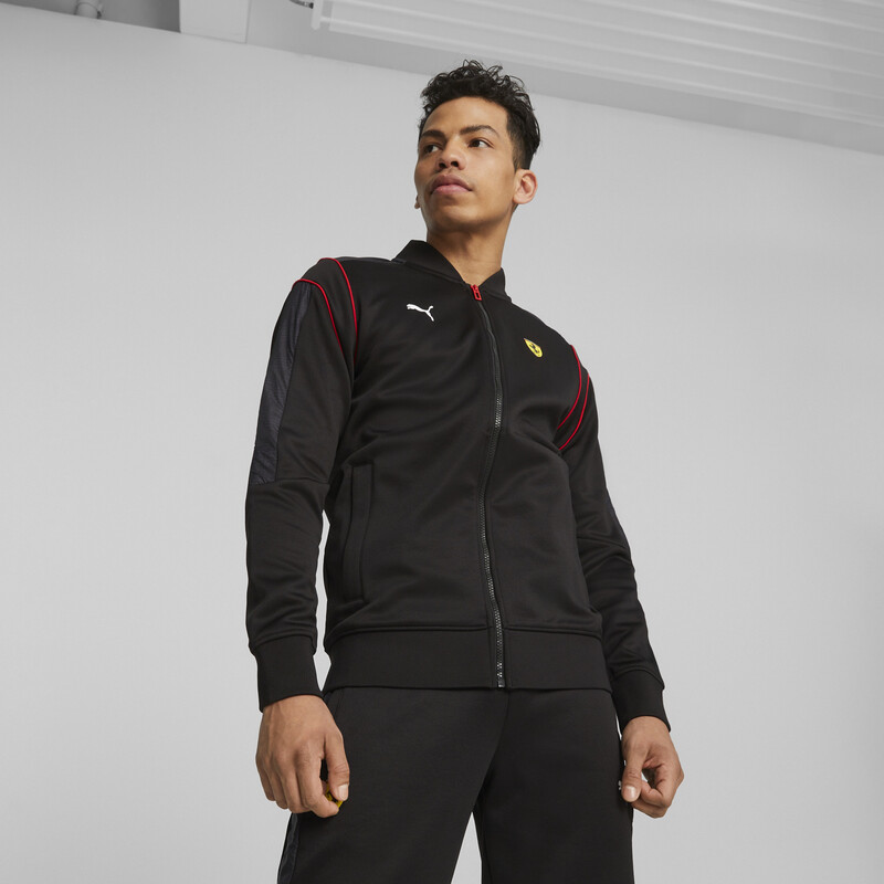 Men's PUMA Scuderia Ferrari Race MT7 Track Jacket in Black size L