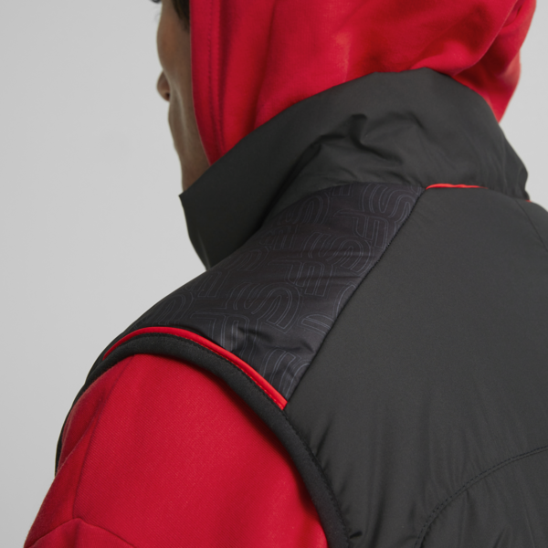 Scuderia Ferrari Race Men's Padded Vest, PUMA Black, large-ZAF