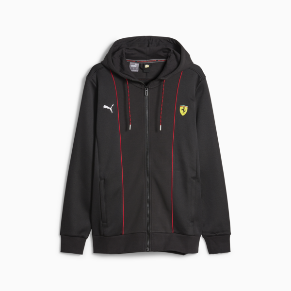 Campera deportiva Scuderia Ferrari Race HDD, PUMA Black, large-ARG