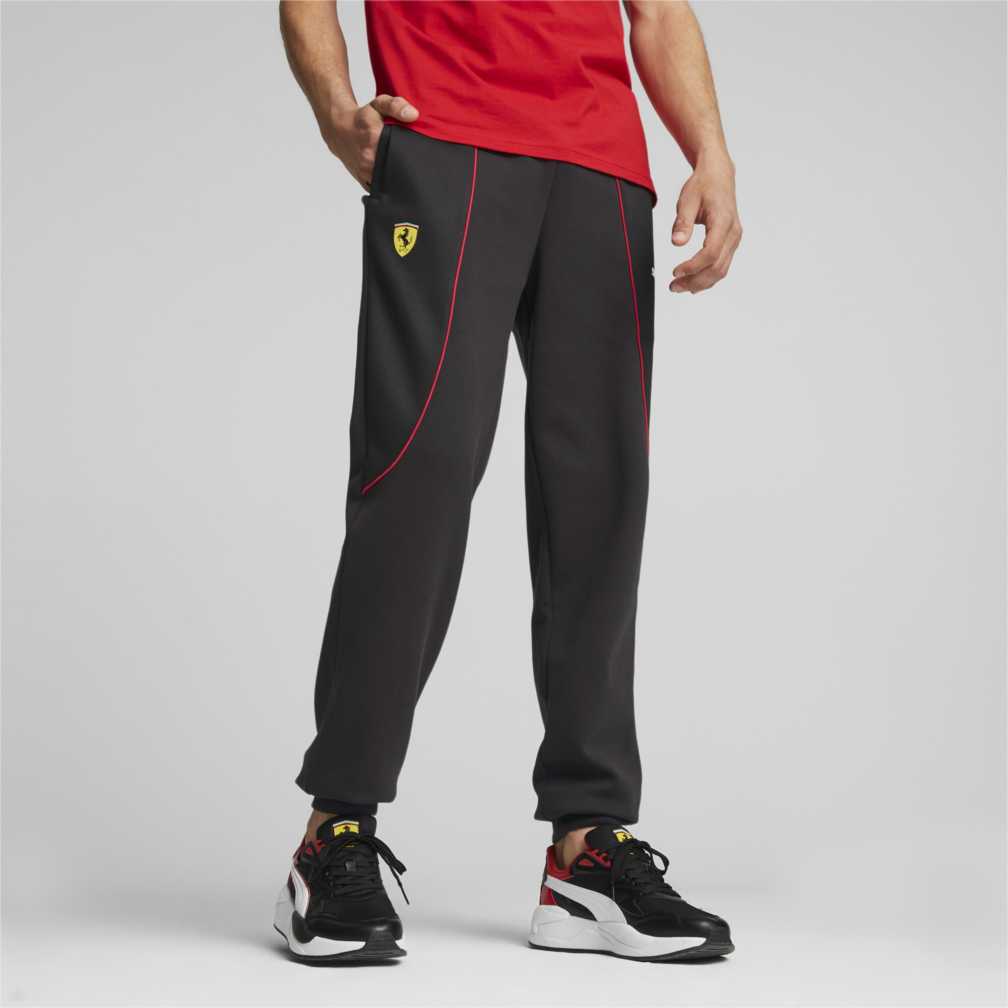 PUMA Pantalones deportivos Scuderia Ferrari para hombre
