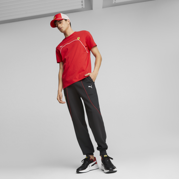 Pantalones deportivos para hombre Scuderia Ferrari Race, PUMA Black, large-ARG