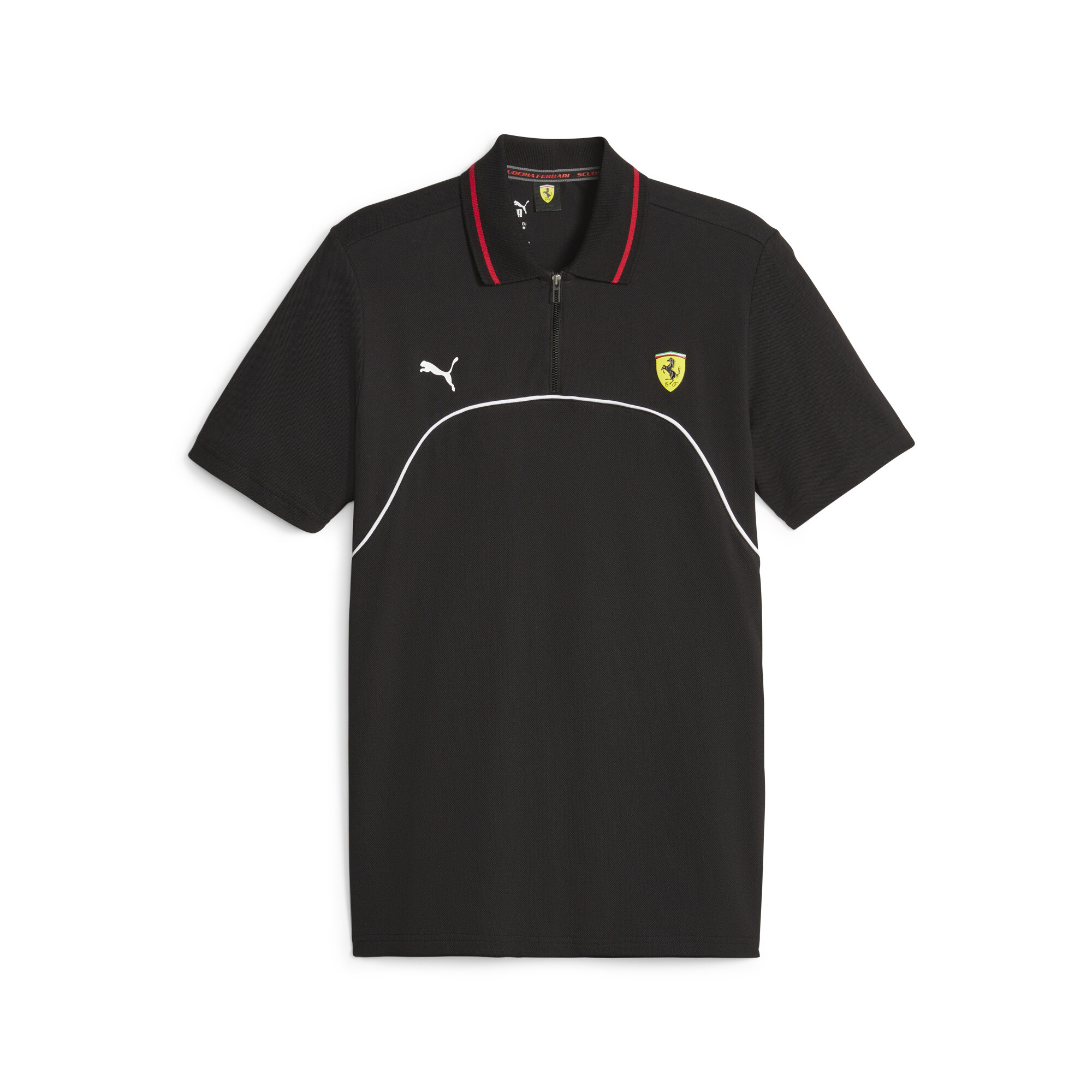 Men's PUMA Scuderia Ferrari Polo In Black, Size Medium