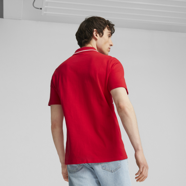 Scuderia Ferrari Men's Polo, Rosso Corsa, large-ZAF