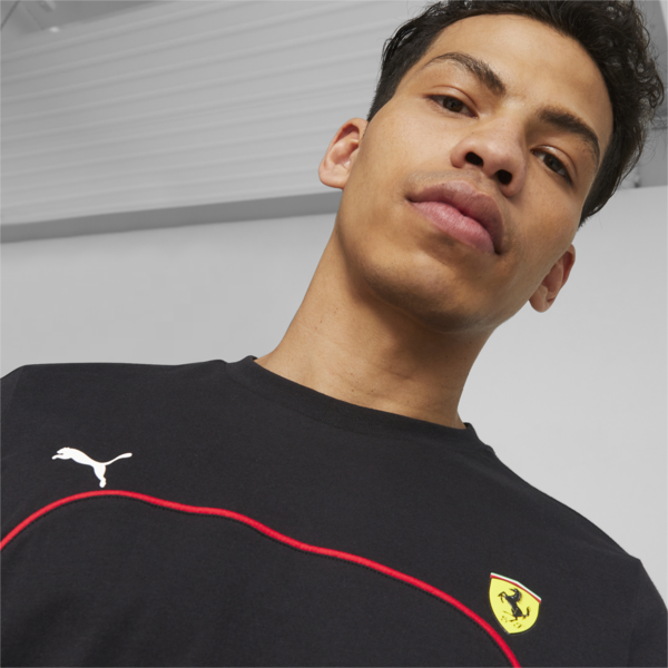 Remera para hombre Scuderia Ferrari Motorsport, PUMA Black, large-ARG