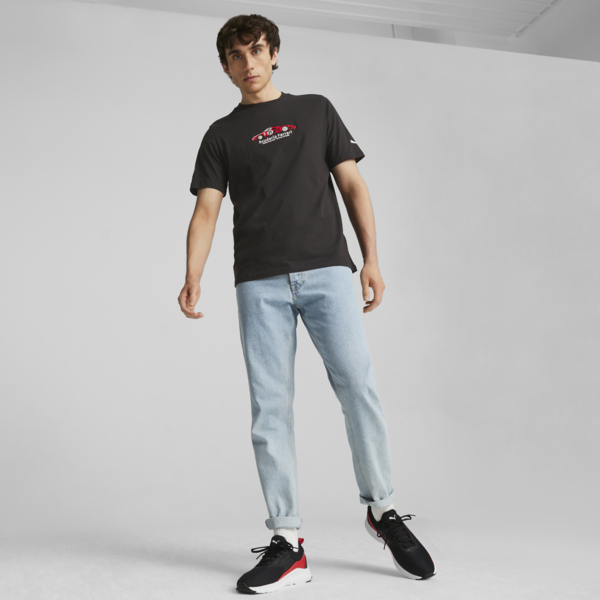 Remera para hombre Scuderia Ferrari Race, PUMA Black, large-ARG