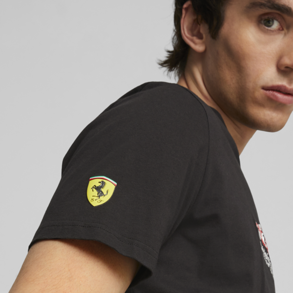 Remera para hombre Scuderia Ferrari Race, PUMA Black, large-ARG
