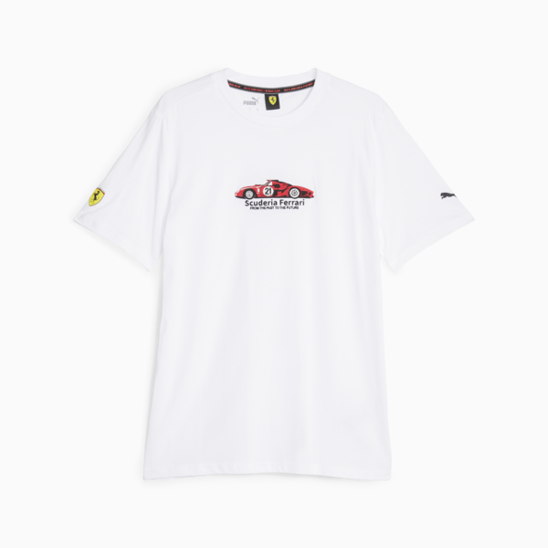 Remera para hombre Scuderia Ferrari Race, PUMA White, large-ARG