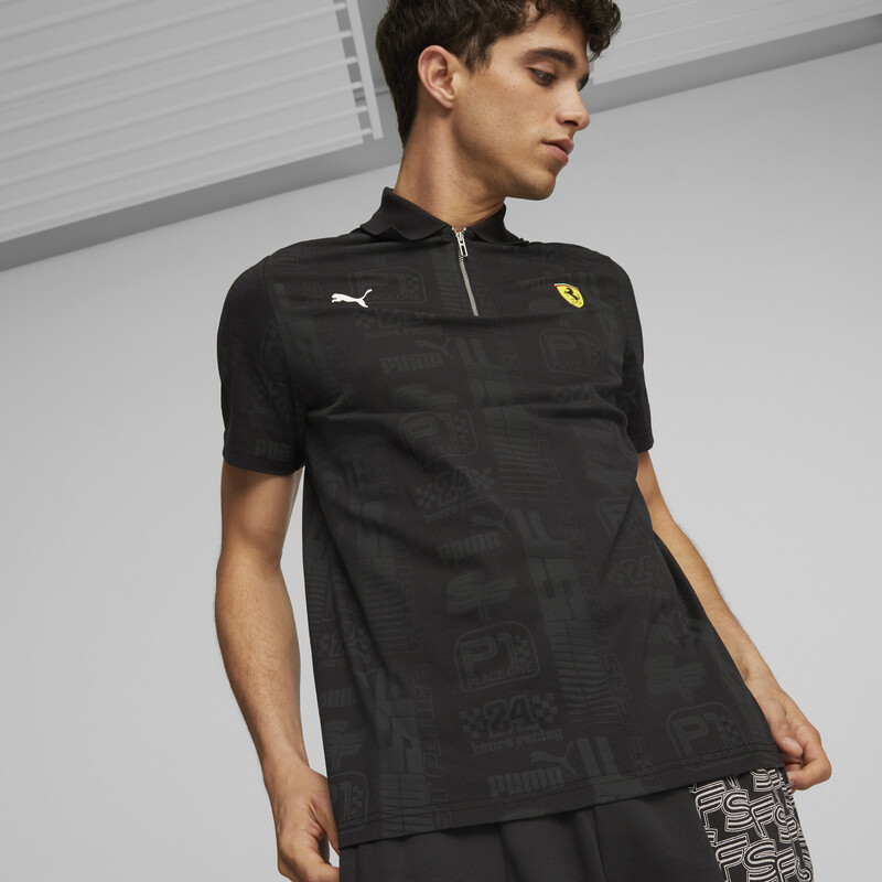 

Men's PUMA Scuderia Ferrari Race Motorsport Polo, Black