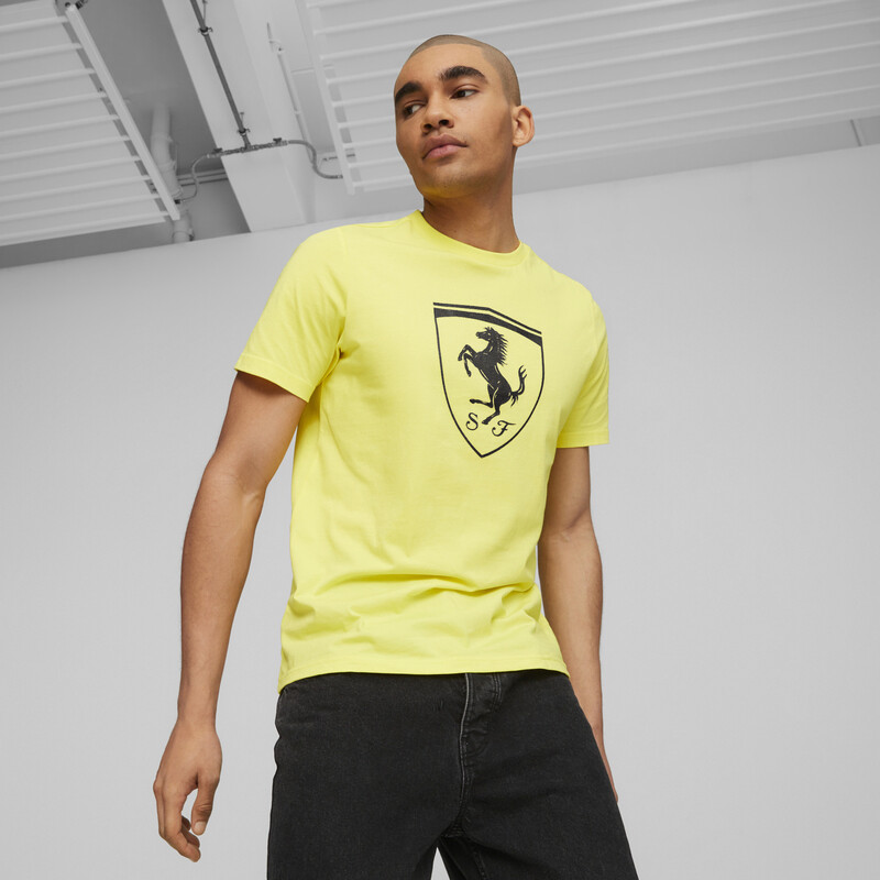 Puma ferrari shop yellow t shirt