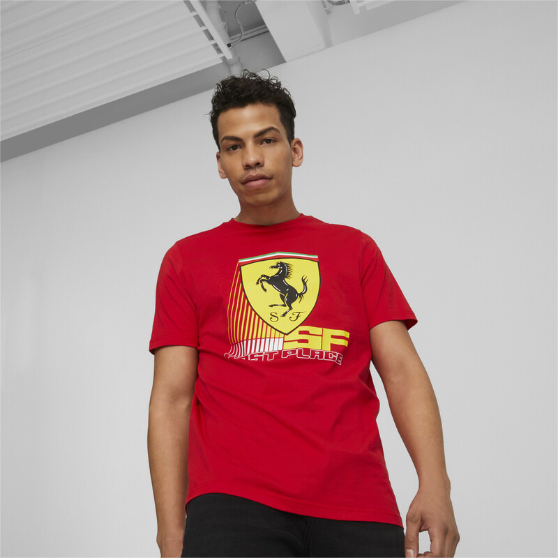 

Men's PUMA Scuderia Ferrari Race Coloured Big Shield T-shirt