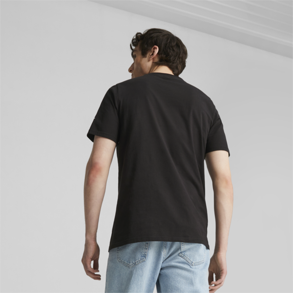 Scuderia Ferrari Men's Motorsport Tee, PUMA Black, large-MEX