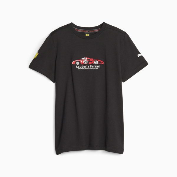 Scuderia Ferrari Youth Motorsport Tee, PUMA Black, large-ZAF